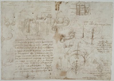 Studies on the Movement of Water Waves by Leonardo da Vinci